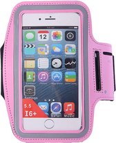 Hardloop Armband Telefoon | Geschikt voor Oppo A72| Hardloop Armband | Sport Hardloopband | Hardloop Telefoonhouder | Licht roze