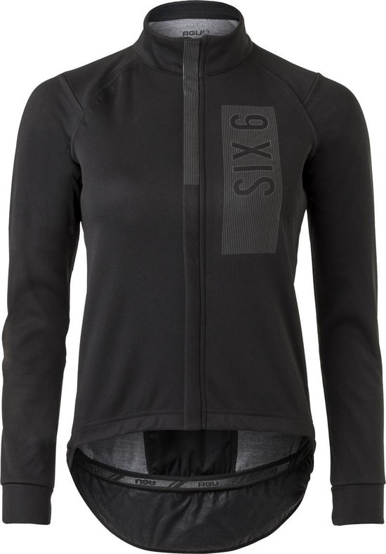 AGU Merino Regenjas SIX6 Dames - Zwart - S - Ademend