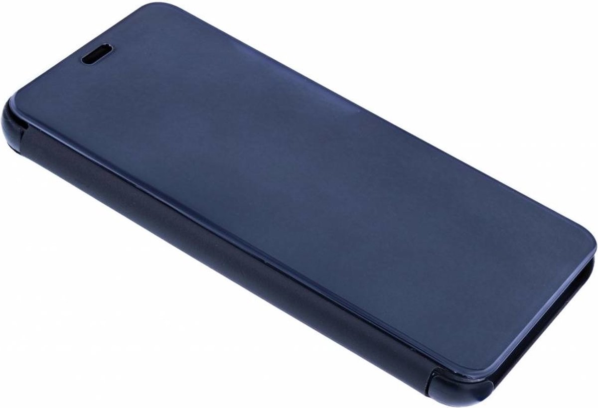 Ntech Zwart LED Flip Cover Hoesje Geschikt Voor Samsung Galaxy S10