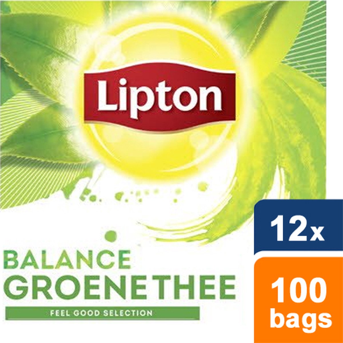 Lipton - Feel Good Selection Groene Thee - 12x 100 zakjes