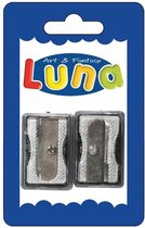 Luna Puntenslijpers Staal Zilver/zwart 2 Stuks