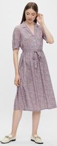 Pieces Jurk Pctimberly Ss Midi Dress 17113877 Deep Ultramarin/disty Dames Maat - S