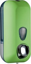 Distributeur de savon Marplast A71401VE - Qualité professionnelle - Vert avec transparent - 550 ml - Convient pour les espaces publics