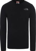 The North Face L/S Easy Tee heren casual sweater zwart