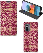 Bookcase Cadeautips Xiaomi Redmi Note 10 Pro Telefoonhoesje met foto Barok Pink