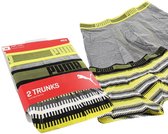 PUMA Woldhood Stripe Boxershorts 2-Pack - Heren Ondergoed 501004001-020 - Maat S