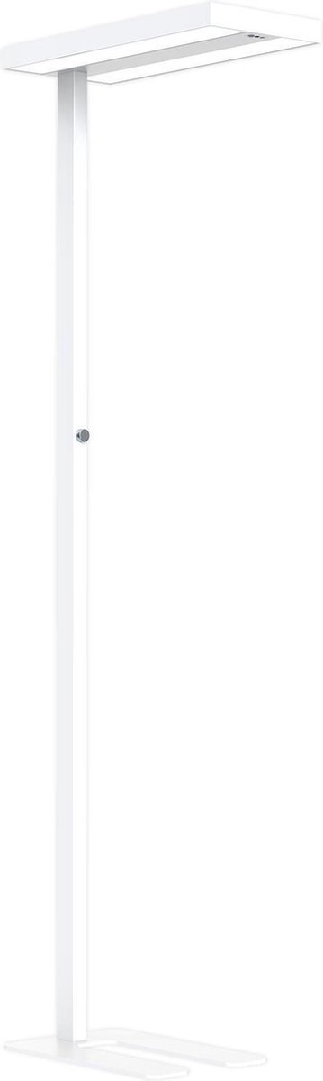 Arcchio - vloerlamp- met dimmer - 1licht - aluminium, kunststof - H: 195 cm - wit (RAL 9003) - Inclusief lichtbron