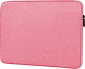 Mobigear Solid Katoen Sleeve Universeel - Laptop 13 inch - Roze