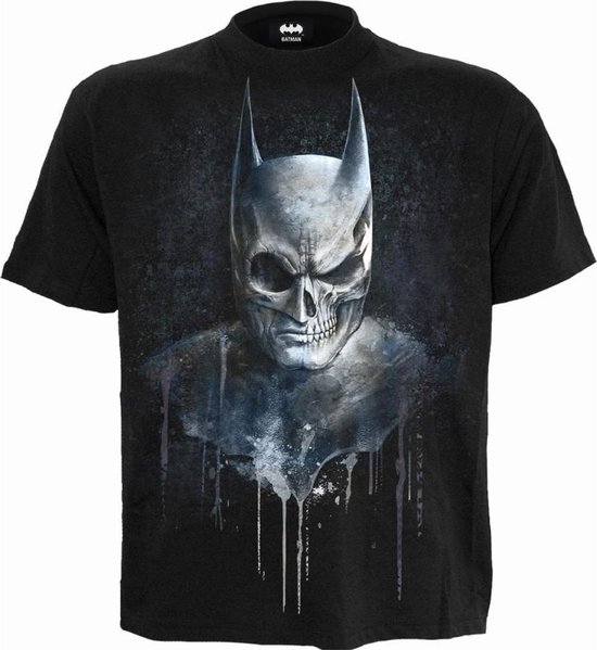 Spiral Batman Heren Tshirt -S- NOCTURNAL Zwart