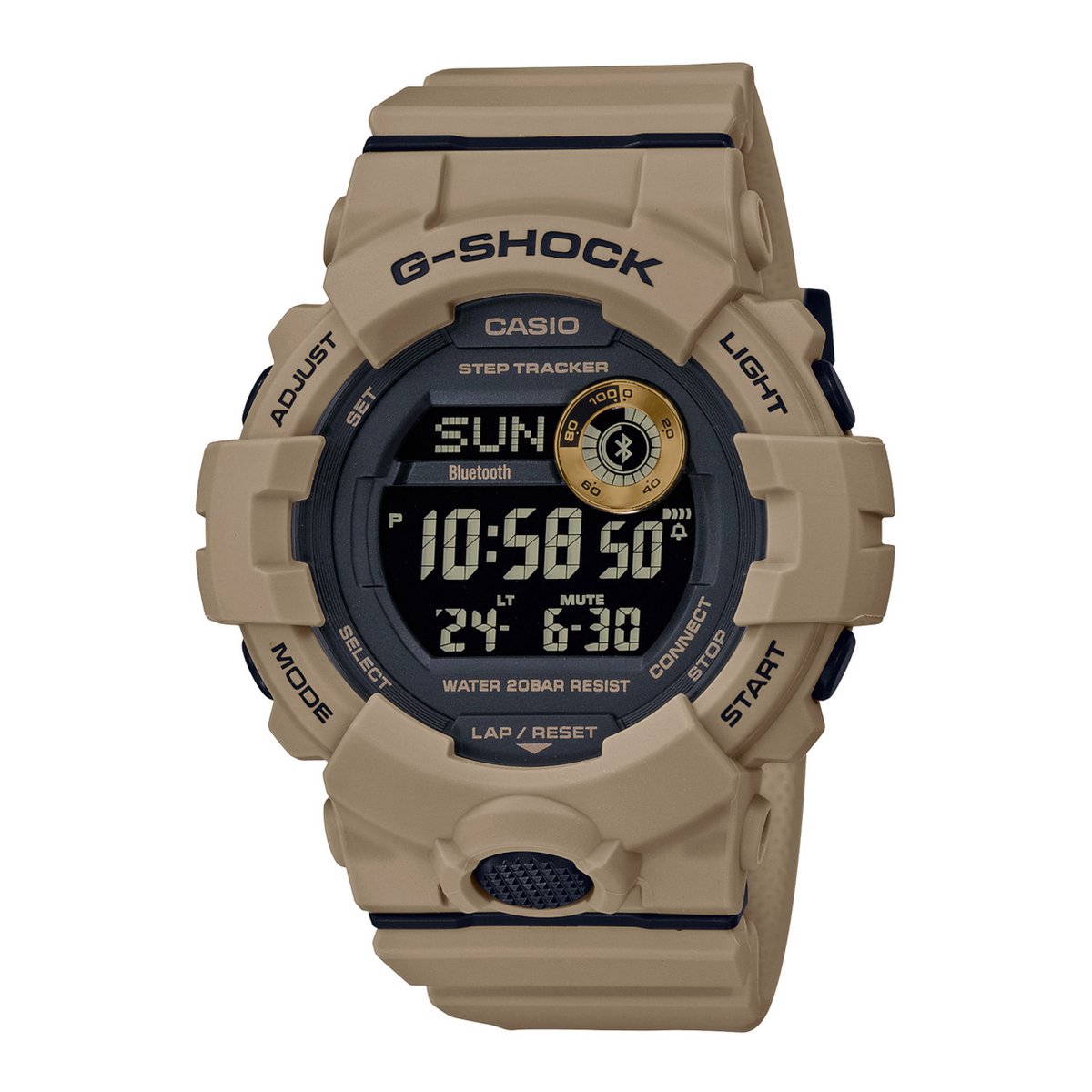 Casio G-Shock GBD-800UC-5ER Herenhorloge 48 mm - Bruin