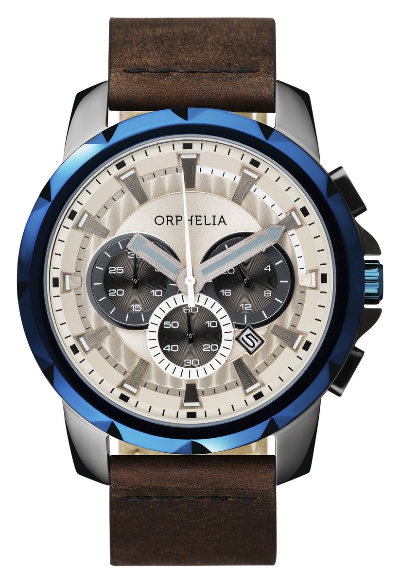 ORPHELIA Five senses OR81503 - Horloge - Ø 49 mm - Leer