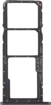 SIM-kaartlade + SIM-kaartlade + Micro SD-kaartlade voor Huawei Enjoy 9e (zwart)