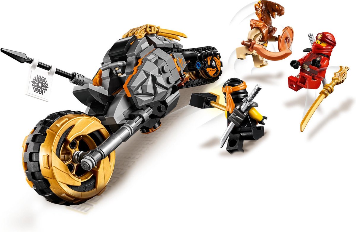 LEGO NINJAGO La moto tout-terrain de Cole 70672 – Kit de construction (212  pièces) | bol