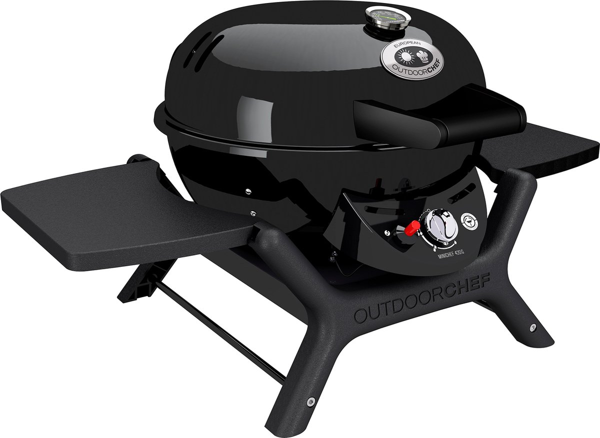 BBQ - Outdoorchef 420 G - Minichef Gasbarbecue - Compact - Zwart