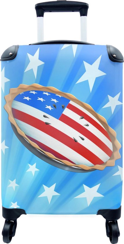 Koffer - een appeltaart met de Amerikaanse vlag erop - Past en... bol.com