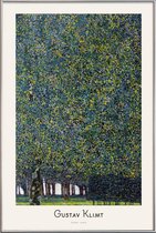 JUNIQE - Poster met kunststof lijst Klimt - Park -60x90 /Groen