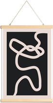 JUNIQE - Posterhanger A Path Through -40x60 /Grijs & Ivoor