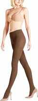 FALKE Pure Matt 50 DEN Dames Panty - Bruin - Maat S-M