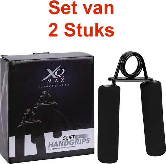 PRO Deluxe 2-Piece Handgrips Fitness Trainer - Hand Squeezer Hand Trainer Set - Forearm Muscles Trainer - Squeeze Dumbbell Fitness Wrist Trainer - Home Fitness Grip Trainer - Fitness musculation pour poignet / avant-bras et mains