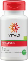 Vitals Borageolie Biologisch Voedingssupplementen - 100 softgels