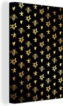 Tableau Goud Or - Motif - Forme - 80x120 cm - Décoration murale