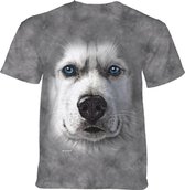 T-shirt Big Face Siberian Husky