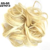Haar Wrap, Brazilian hairextensions knotje blond 22T613#