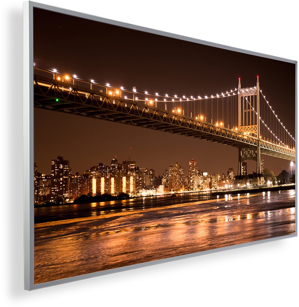 Infrarood Verwarmingspaneel 130W met fotomotief en Smart Thermostaat (5 jaar Garantie) - Brug 153