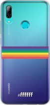 6F hoesje - geschikt voor Huawei P Smart (2019) -  Transparant TPU Case - #LGBT - Horizontal #ffffff