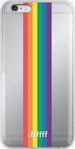 6F hoesje - geschikt voor iPhone 6s Plus -  Transparant TPU Case - #LGBT - Vertical #ffffff