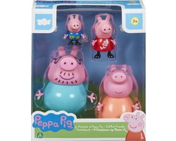 Peppa Pig - Koffer familie (4 Figuren)