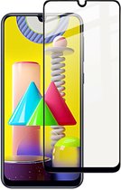 Samsung Galaxy M31 - Full Cover Screenprotector - Case-Friendly - Zwart