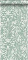 ESTAhome behang palmbladeren mintgroen - 139005 - 0.53 x 10.05 m