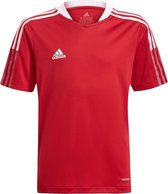 adidas - Tiro 21 Training Jersey Youth - Training Jersey Rood - 152 - Rood