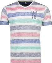 Lerros Korte mouw T-shirt - 2063116 854 WILD FUCHSIA (Maat: L)