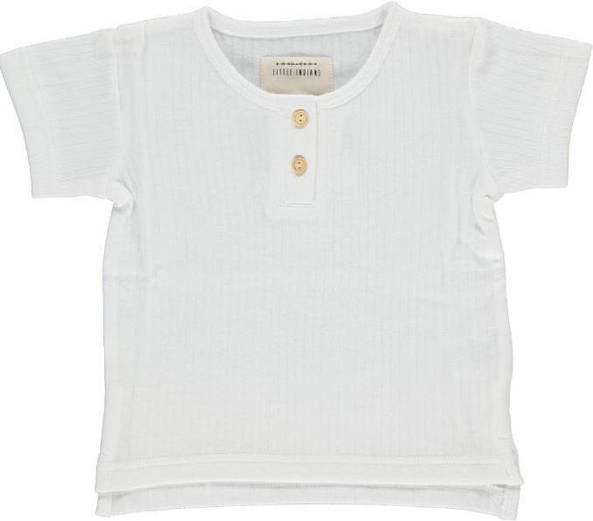 Little Indians T-shirt Junior Katoen Wit Maat 62