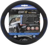 Race Sport Auto Stuurhoes 37 - 39 Cm Pvc Zwart/blauw
