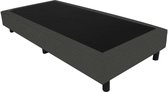 Bedworld Boxspring 100x200 - Velours - Donker grijs (ML92)