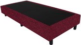 Bedworld Boxspring 70x220 - Tweedlook - Bordeaux rood (M63)