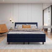 Boxspring 180x200 - Tweepersoons Boxspring - Donkerblauw - Boxspring DELTA COLOR
