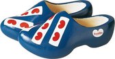 Gevavi - Houten klompen Friese vlag - Blauw - 17cm