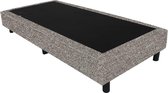 Bedworld Boxspring 90x200 - Tweedlook - Donker beige (M16)