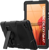 Samsung Tab A7 model 2020 10.4 inch Bumper Case met ingebouwde kickstand zwart