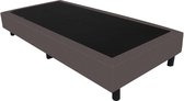 Bedworld Boxspring 90x210 - Lederlook - Antraciet (MD995)