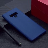 Voor Galaxy Note9 Candy Color TPU Case (blauw)