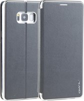 Voor Galaxy S8 + CMai2 Linglong-serie PC + PU horizontale flip lederen tas met houder en kaartsleuf (grijs)