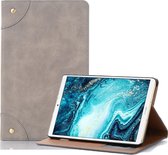 Retro Book Style Horizontale Flip Leather Case met houder & kaartsleuven & portemonnee voor Huawei MediaPad M6 8.4 2019 (grijs)