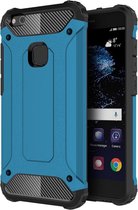 Voor Huawei P10 Lite Magic Armor TPU + PC Combinatie Case (Blauw)