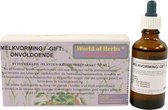 World of herbs fytotherapie onvoldoende melkvorming /-gift - 50 ml - 1 stuks