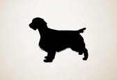 Silhouette hond - Welsh Springer Spaniel - Welsh Springer Spaniel - L - 75x98cm - Zwart - wanddecoratie